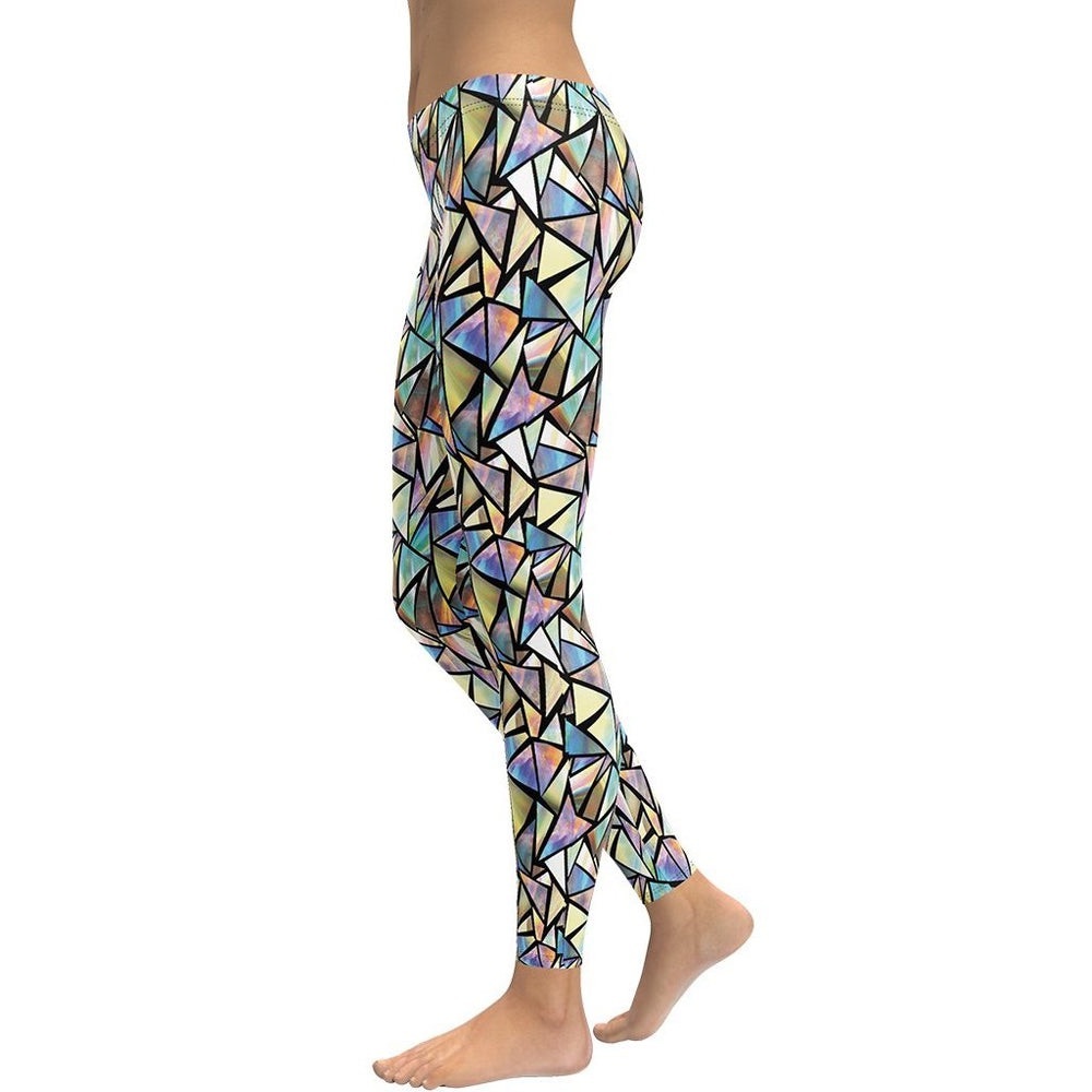 Fiercepulse Geometric Mirror Leggings Size Small Nwot